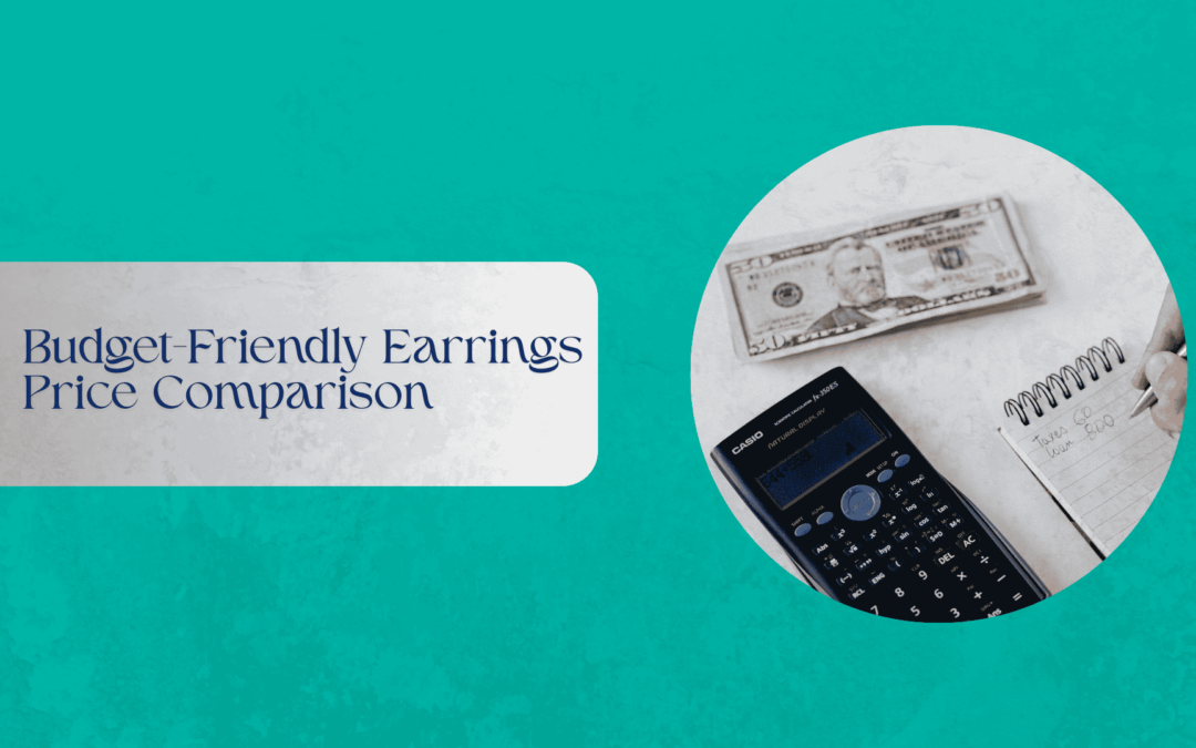 A selection of budget-friendly earrings displayed on a neutral background